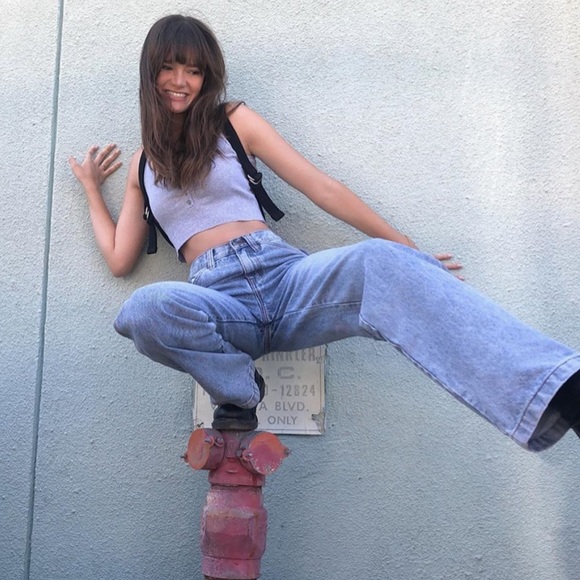 Brandy Melville High Rise Feanne Jeans 